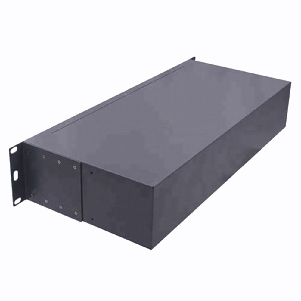 19 Inch 1U Fiber Optic Splitter Chassis With Connector 1x64 SC APC PLC