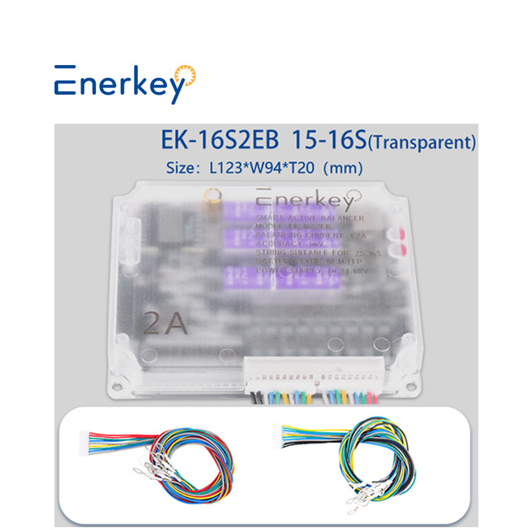 Enerkey 1A-2A Smart Active Equalizer Balancer for 15S/16S Lifepo4/Li-ion Battery