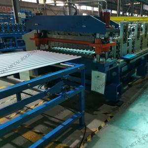 Wholesale Hydraulic Plc Control Metal Roofing Machine , Metal Wall Panel Machine from china suppliers