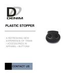 Black Plastic Cord Locks | Clothing Cord Stoppers & Fastener, Used On Garments,