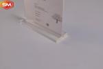 Advertising Photo Frame T Shape Acrylic Sign Holder Display Stand for table