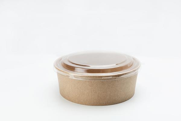 Food Grade Wholesale Disposable Paper Bowl With Plastic Divided Plates Paper