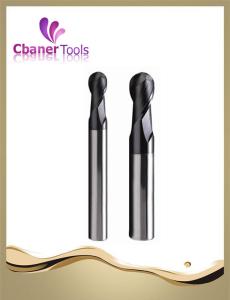 Wholesale Super Quality HRC45 tungsten carbide 2Flutes ball nose end mills from china suppliers