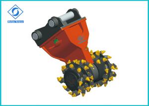 Wholesale Low Noise Drum Cutter For Excavator , Flexible Hydraulic Rotary Cutter HDC50 from china suppliers
