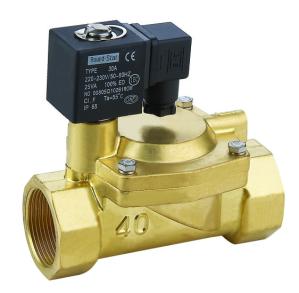 Wholesale Large Thread Pilot Diaphragm Solenoid Valve Electric Air Valve Solenoid Brass from china suppliers