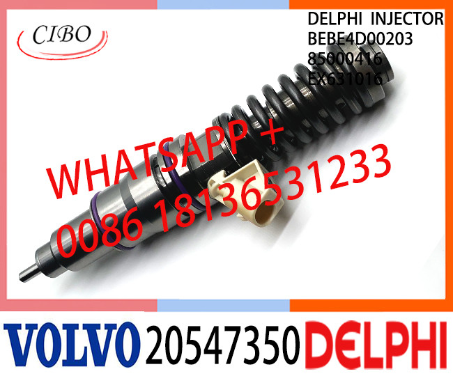 20547350 BEBE4D00203 Common Rail Fuel Diesel Injector BEBE4D00203 20547350 85000416 EX631016 E1 for VOL FH12 TRUCK