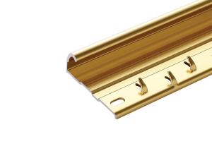 Wholesale Anadized Gold Aluminium Carpet Trim Edge Connection Profile Multi Colors from china suppliers