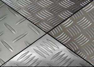 Wholesale Military Grade Aluminium Chequered Plate 3003 5 Bars Aluminum Tread Plate 4x8 from china suppliers