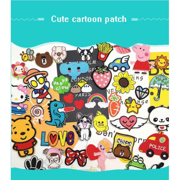 factory made logo butterfly patch heat patch rubber logo patch