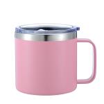 Insulated Travel Mug Tumbler Cup With Lid 12oz Double Wall Staineless Steel