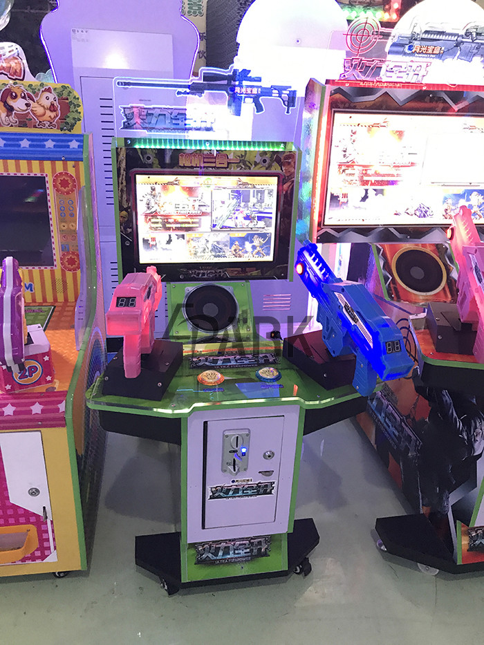 Amusement Shooting Arcade Machines Coin Operated Ultra Fire Power Game