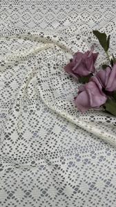 Wholesale Cotton Embrroidered Fabric Knitted Hollow-up Luxury For New Collection Gowns from china suppliers