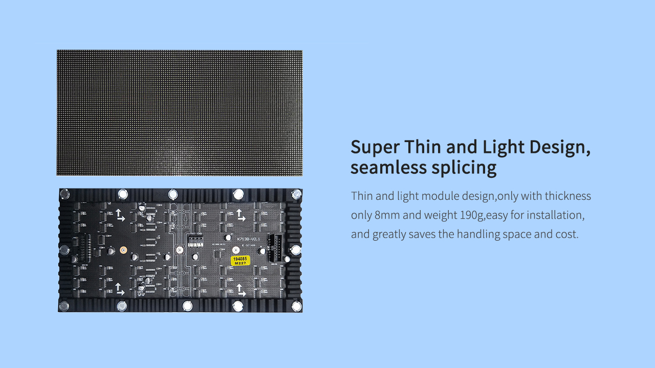 P2.5 Ultra Thin Flexible LED Screen Adhesive Soft LED Screen Display