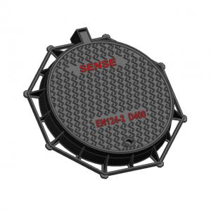 China ICMQ Circular Manhole Cover , D400 Manhole Cover Round Eight Angle Road And hard Shoulders Etc on sale