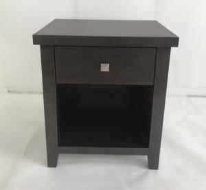 Wholesale 1-Drawer antique wood finish bed side table,wooden night stand for hotel bedroom furniture,hospitality casegoods from china suppliers