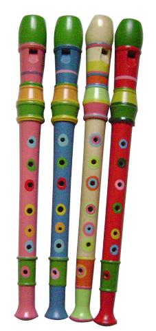 New Style 8 hole Cartoon wood recorder / toy flute/ Music Toy / Orff instruments