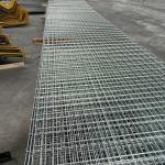 Catwalk Industrial Steel Grating Good Ventilation Press Welding Process