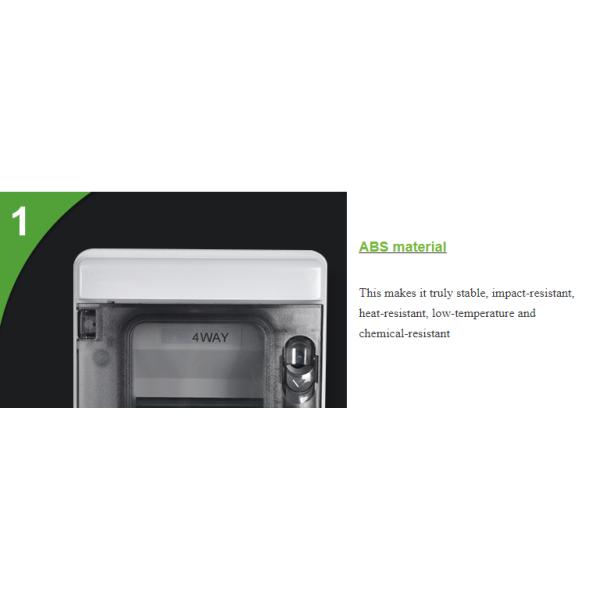 IP65 Waterproof Plastic Distribution Box ABS Plastic Electrical Junction Boxes
