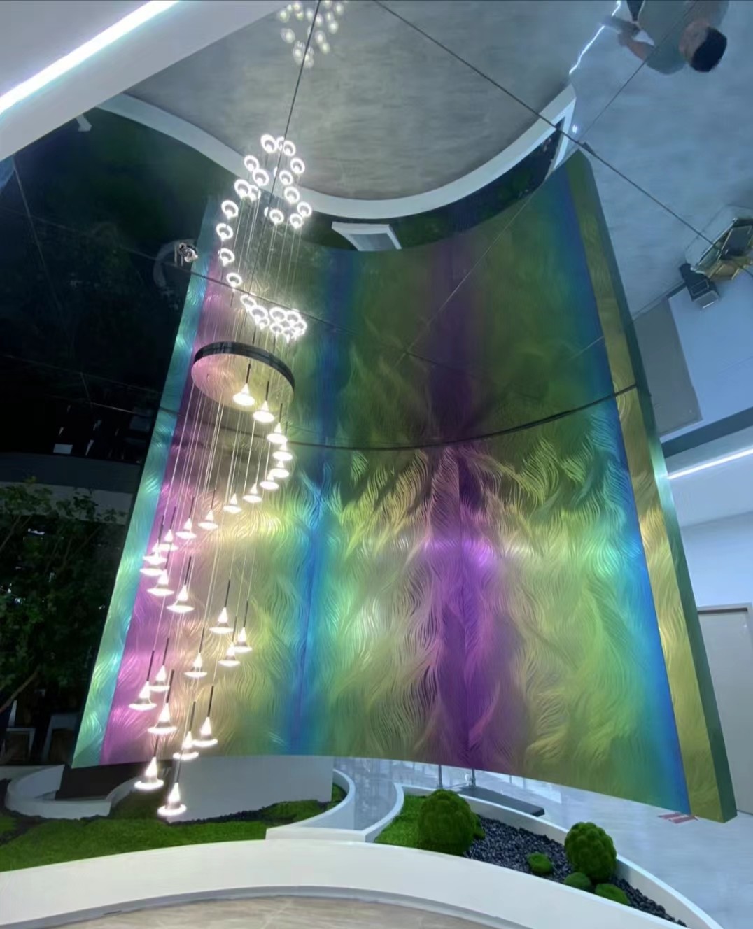 Custom 304 316 Iridescent Fancy Stainless Steel Sheet For Stunning External Metal Front Panels