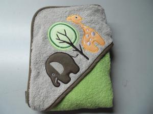 Wholesale cotton fabric cute baby hooded bath towels from china suppliers
