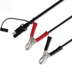 1.5ft 14AWG Battery Alligator Crocodile Clip To SAE 12V Quick Release Disconnect