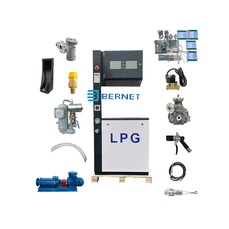 Bernet Top Quality Aluminum and Iron Casting Body 35L/min Flow meter for LPG Dispenser