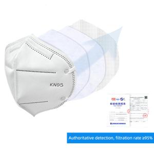 Wholesale Outdoor Use Kids Face Mask Anti Virus Flat Fold Shape White Color Without Valve from china suppliers