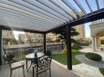 High quality terrace roof automatic aluminum shutters pergola aluminum outdoor