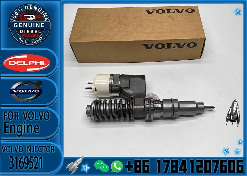 8113837 Fuel Injector For VOL D12A D12C D12D Remanufactured Fuel Injector 3169521, 1483470005