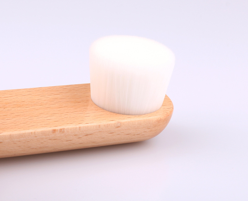Mini Wooden Soft Face Cleansing Brush 4 X 5 X 11 Cm Long Life Span