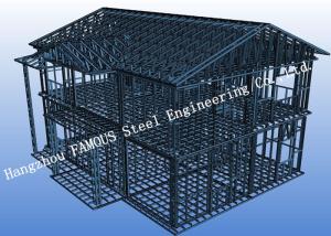 Wholesale Pre-engineered Stabl Structure Light Steel Villa with Glass Curtain Wall for Showroom from china suppliers