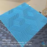 Colorful Garagetrac Floor Tiles Impact Resistant Polypropylene Garage Flooring
