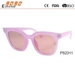 Hot sale colorful lenses fashion polarized sunglasses ,UV protection lens