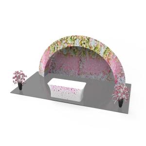 Wholesale 3D Triangular Archway Fabric Trade Show Booth Show Displays For Exhibition from china suppliers