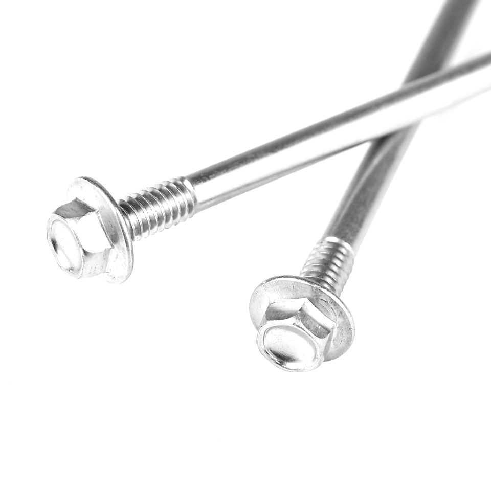 Zinc Hex Washer Head Self-Drilling Screws 150mm for Sandwich Panel Double Thread