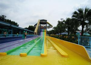Wholesale Multi Lane Racing Rainbow Water Slide Fiberglass Outdoor Spray Park Games Equipment from china suppliers