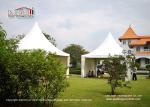 Outdoor Party Gazebo Canopy Marquee 5x5m With Plain White PVC Sidewall Around