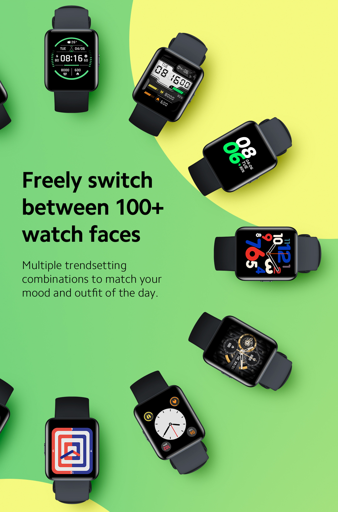 Global Version Xiaomi Redmi Watch 2 Lite AMOLED Screen SmartWatch Blood Oxygen Heart Rate GPS Mi Watches