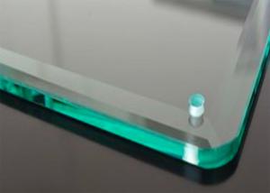 Wholesale Size Customized Decorative Tempered Glass / Punched Tempered Glass With Holes from china suppliers