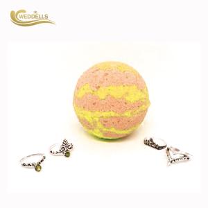 Wholesale Gift Surprise Charmed Jewelry Bath Bombs Rings Inside 160g Natural Cinnamon Scented from china suppliers