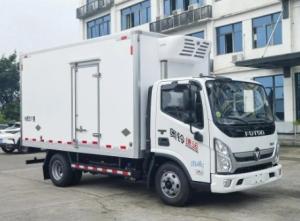 Wholesale Best selling Good Reputation White Diesel Oil Food Modified Van Refrigerator Box Truck With 3360mm Wheelbase from china suppliers