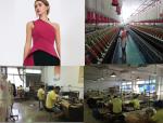 2018 Fashion neck lady pink tops