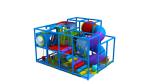 Blue Mini Size Kids Indoor Playground Equipment For Small Space KP190724