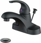 Single Lever Handle Centerset Bathroom Faucet Orb Finish