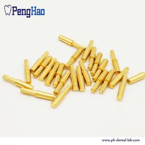 Wholesale China factory supply high quality dental brass dowel pins with stike for dental lab from china suppliers