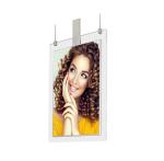 55" Retail/Shopping Mall Ultra Thin Double Sides LCD Advertising Display