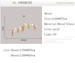Modern Lamp Chain Suspension lamp Living room Bedroom salon lounge lights（WH-CC