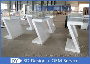 Wholesale Custom Fashion Modern Retail Glass  Jewelry Display Cases With Light from china suppliers