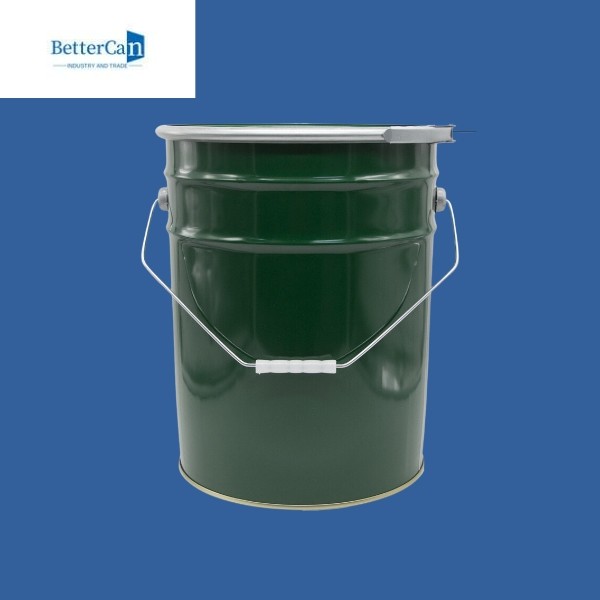 Stackable 20L Steel Bucket , Empty Paint Buckets With Lids