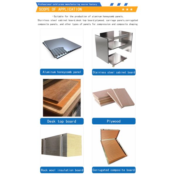 Customize 50T Four Cylinder Hydraulic Cold Press for Plywood Blockboard Solid Wood Composite Door Panels